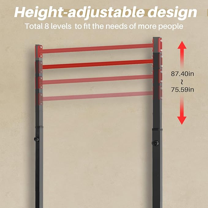 Pull Up Station, Bongkim Power Tower Portable Pullup Bar Station, Pull Up Bar for Home Gym, Pull Up