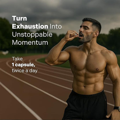 ATLAS X 10-in-1 Masculinity Maximiser Supplement for Men - Energy, Strength & Vitality Capsules