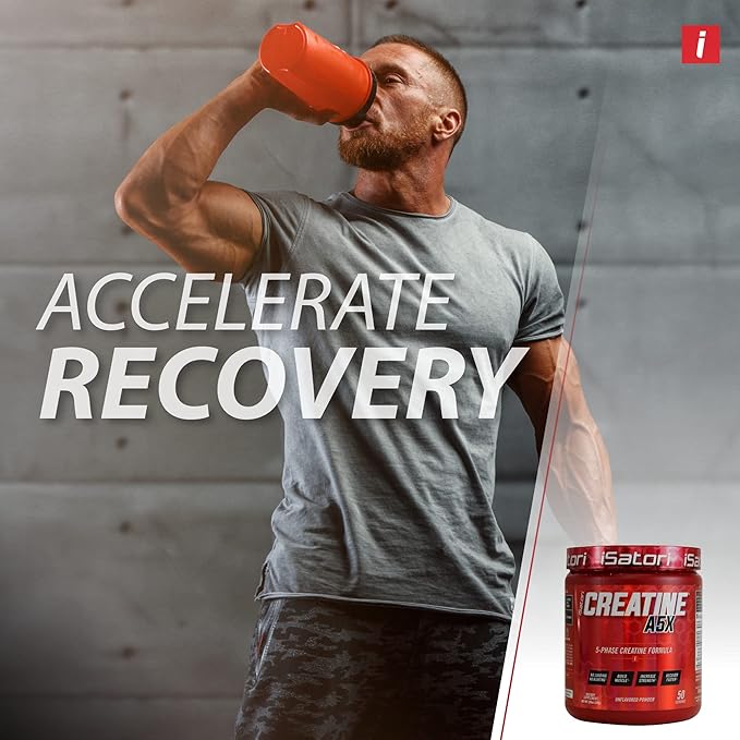 iSatori Creatine A5X with Creatine Monohydrate & Betaine Anhydrous for Muscle Growth, Strength