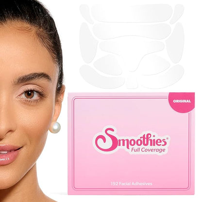 Smoothies Full Coverage Wrinkle Patches for Face Overnight - Facial Patches for Forehead, Elevens