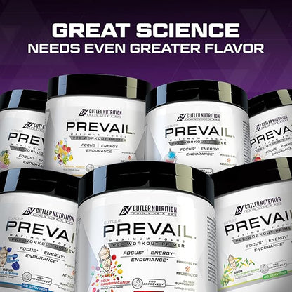 Prevail Pre Workout Powder with Nootropics Pre-Workout Drink for Men and Women Lazer Focus and