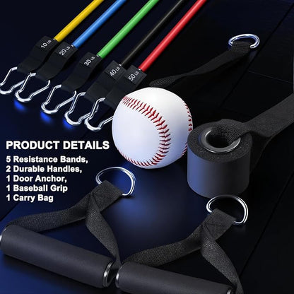 WHATAFIT Resistance Bands, Exercise Bands，Resistance Bands for Working Out, Work Out Bands with