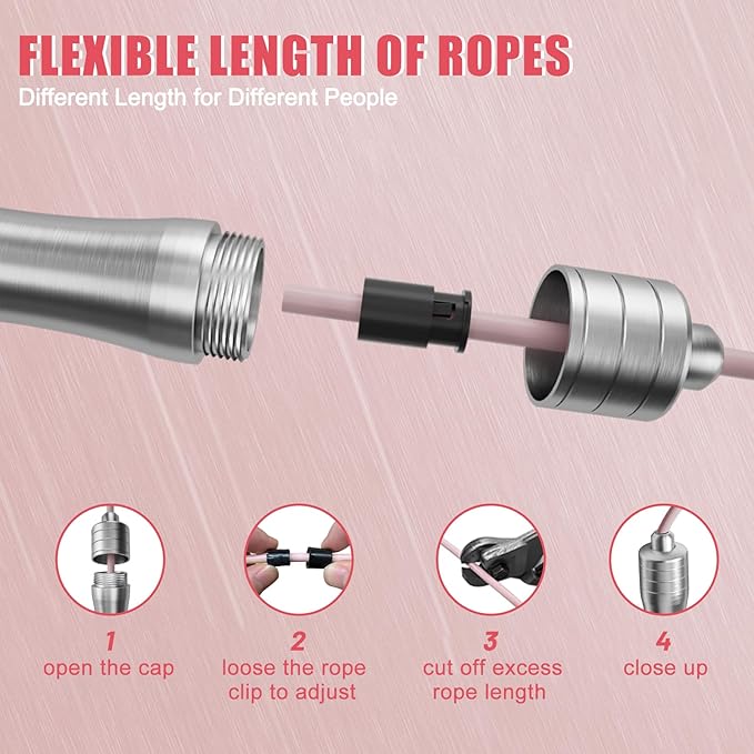 𝐒𝐩𝐞𝐞𝐝 𝐉𝐮𝐦𝐩 𝐑𝐨𝐩𝐞 𝐟𝐨𝐫 𝐅𝐢𝐭𝐧𝐞𝐬𝐬 - Skipping Rope for Women Men Exercise with