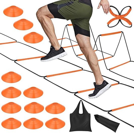 Agility Ladder, Speed Ladder, Agility Ladder Speed Training Equipment, Football Ladder, Footwork