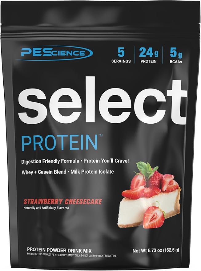 PEScience Select Protein Powder, Whey and Casein Blend, Clean Protein Powder for Women and Men, Low