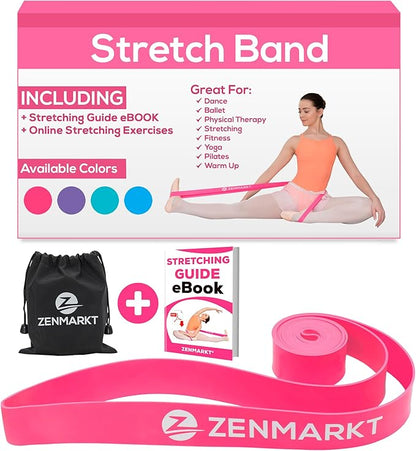 Zenmarkt Ballet Stretch Bands for Flexibility and Strength - Stretch Bands Ideal to Have as Dance