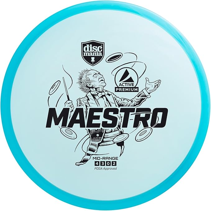 Discmania Disc Golf Set (5 Pack) | Active Premium Disc Golf Starter Set | Sensei, Maestro