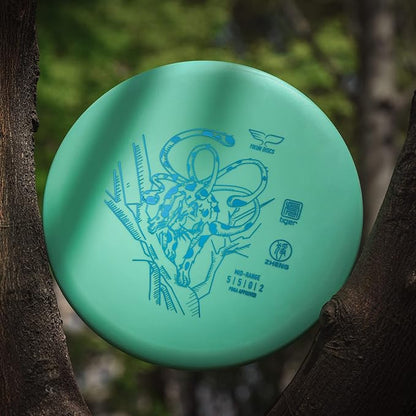 Yikun Stable Midrange Disc Golf Disc - 165-176g Glow-in-The-Dark & Standard Options | Reliable