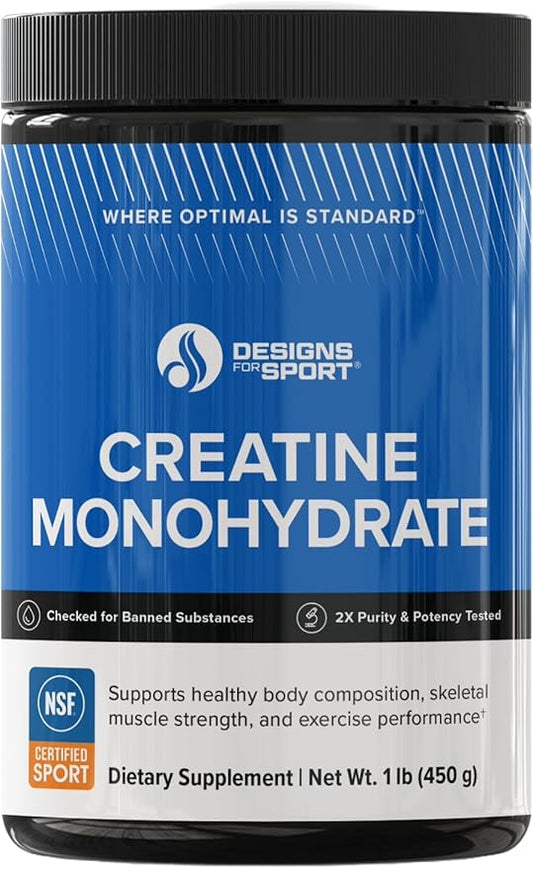 Creatine Monohydrate Powder - NSF Certified for Sport Creatine Supplement to Support Muscle