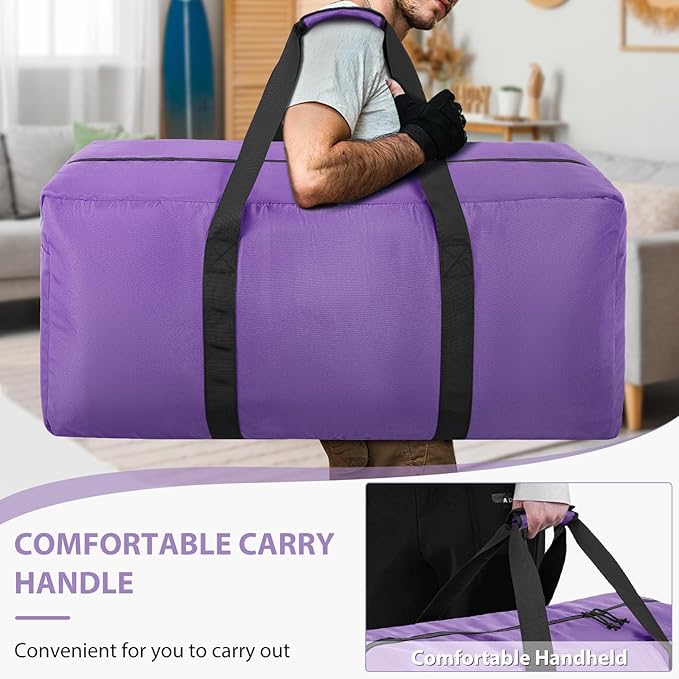 Extra Large Travel Duffle Bag, 160L Gear Bag for Men and Women, Storage Bag Ideal for Overnight