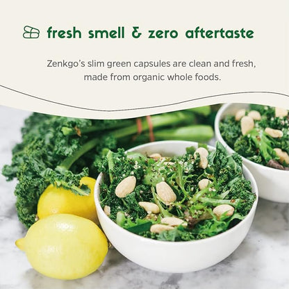 Zenkgo Women's Vitamins + Probiotics 25B CFU + Organic Whole Foods, Supports Immunity, Digestion