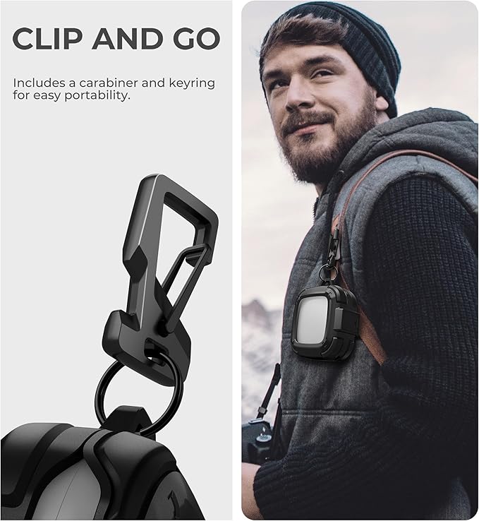 Dexnor for SHOKZ OpenFit Air Case with Drop-Proof Lock, Shockproof Rugged Bumper Cases Protective