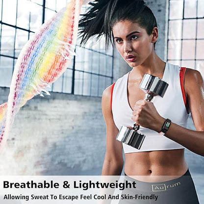 YCHDDER Solo Loop Nylon Bands Compatible with Amazfit Band 7 Straps,Soft Breathable Comfortable