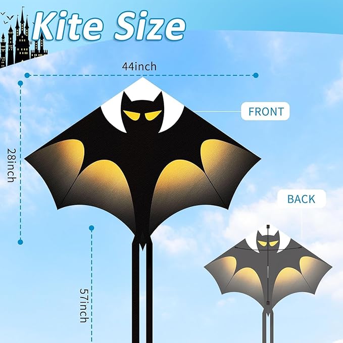 YongnKids Kite for Kids Age 4-8 8-12, Large Kites for Boys Adults Easy to Fly & Assemble, with