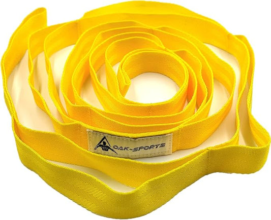 Stretching Strap Yoga Strap with Loops, Stretch Straps for Physical Therapy, Non-Elastic Exercise