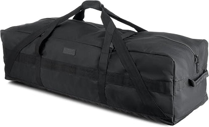 Fitdom 106L 45" Heavy Duty Extra Large Duffle with Upgrade Zipper, Durable & Water Resistant.