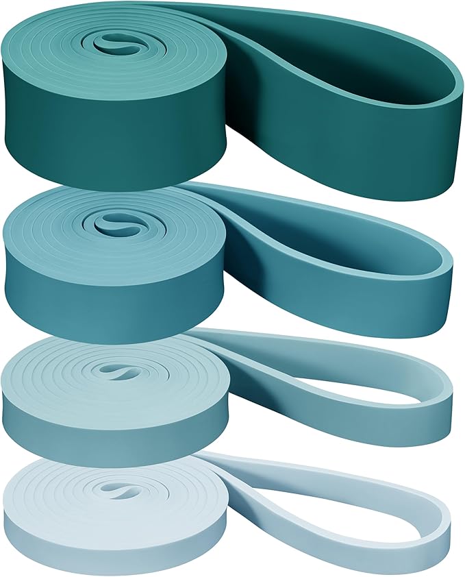 Retrospec Lift Resistance Pull Up Assistance Band Set for Working Out, Home Fitness, Toning