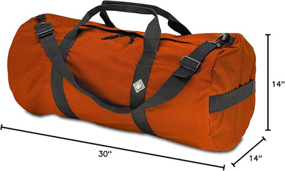 North Star Sports Foldable Duffle Bag for Travel, Gym & Outdoor Camping | Tough and Packable Sport