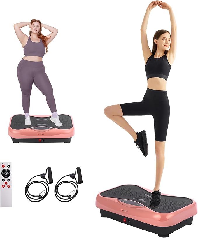 Whole Body Vibration Plate Exercise Machine ??Power Vibrating Plate for Lymphatic Drainage Weight