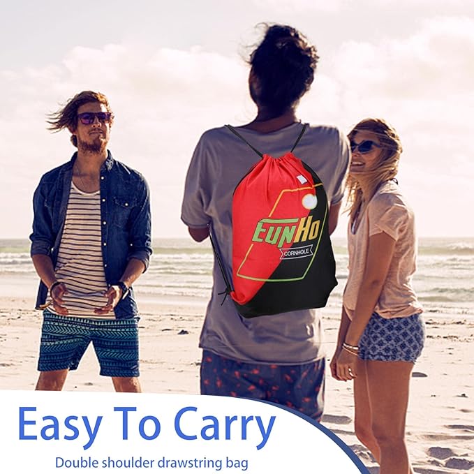 EunHo Dual Sided Cornhole Bags Regulation Set of 8 Professional Cornhole Bean Bags Slick and Stick