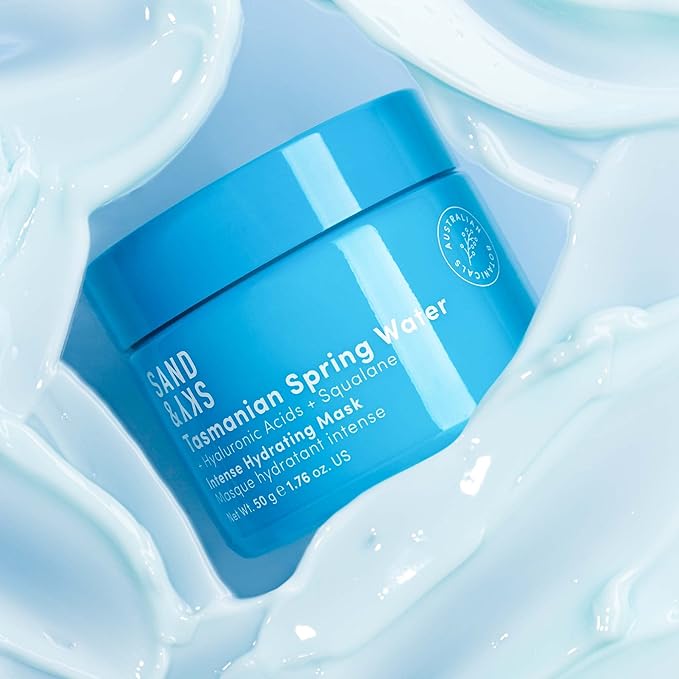 Sand & Sky Tasmanian Spring Water Intense Hydration Face Mask with Pentavitin & Hyaluronic Acid