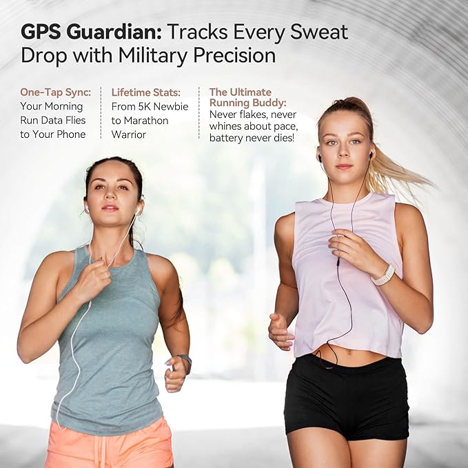 Smart Bracelet with Blood Oxygen/Blood Pressure Monitor, 60-Day Battery Health Fitness Tracker with