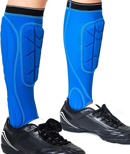 Soccer Shin Guards, Soccer Protective Gear with Calf and Ankle Pads, Shin Guard Pads for Youth and