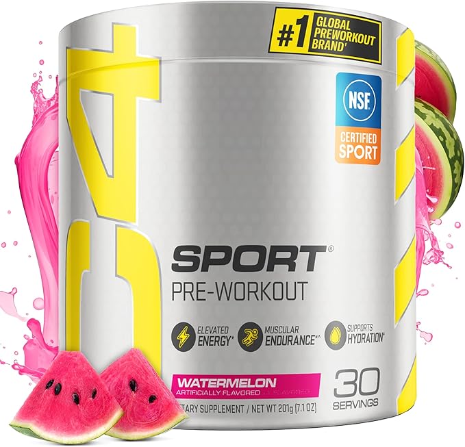 Cellucor C4 Sport Pre Workout Powder Watermelon - Pre Workout Energy with Creatine + 135mg Caffeine