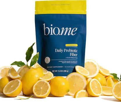 Daily Prebiotic Fiber Lemonade with Electrolytes - 7g Per Serving - Soluble Fiber Supplement Powder
