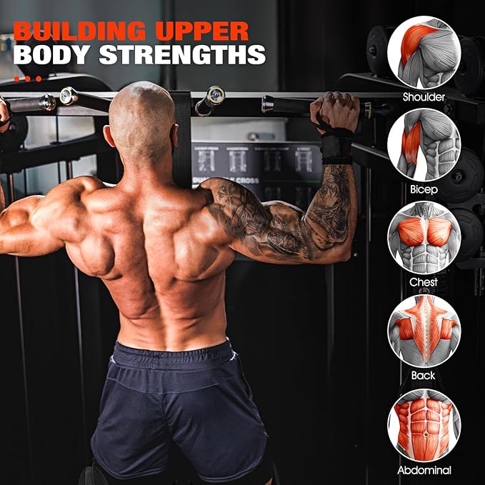 HPYGN Pull Up Assistance Bands, Heavy Duty Resistance Band for Pull Up Bar, Adjustable Weight/Size