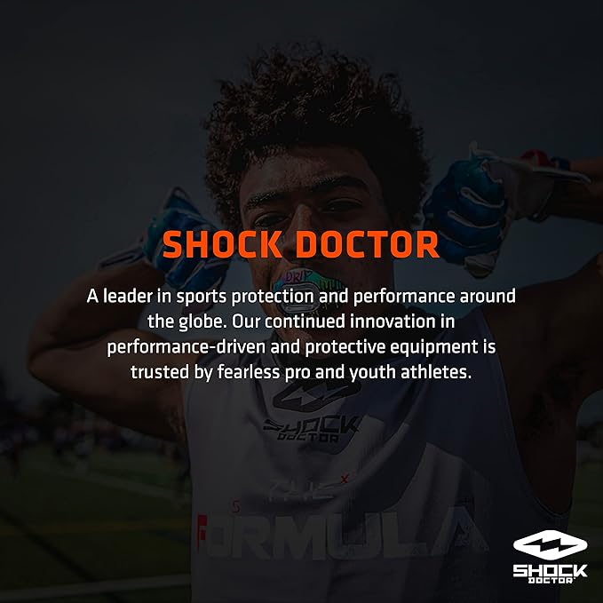 Shock Doctor, Gel Max Power Flavor Mouth Guard, Football, Lacrosse, Hockey, MMA, Boxing, Youth &