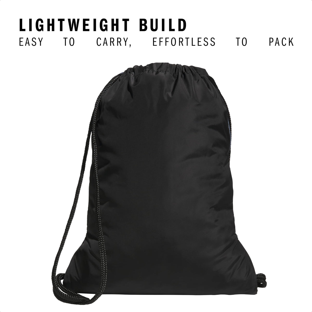adidas Alliance Sackpack – Drawstring Backpack for Sports, Small Gym Bag, Twill Onix Grey/Black/3