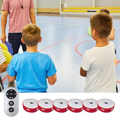 6Pcs/Pk Agile Reaction Training Lamp Set, Reaction Training Light Speed Agile Reaction Light