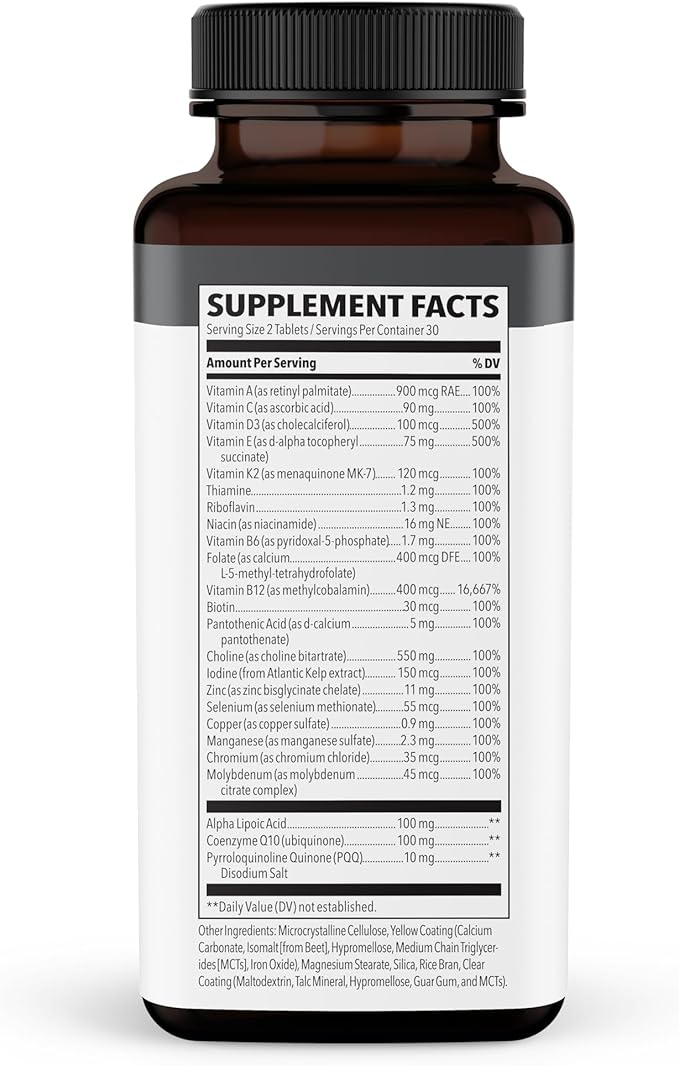 LifeSeasons NeuroQ Daily Essentials Multivitamin - Fortified Mental Performance & Overall Wellness