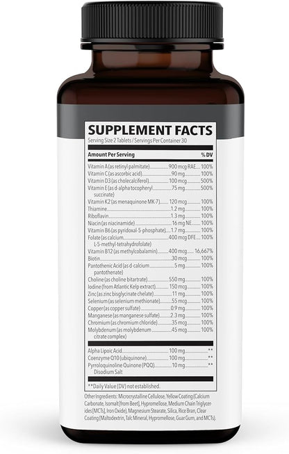 LifeSeasons NeuroQ Daily Essentials Multivitamin - Fortified Mental Performance & Overall Wellness