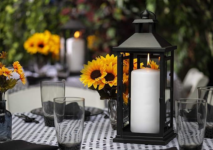 BOLSIUS 12 White Pillar Candles - 2.7 x 6.7 Inches Unscented Candle Set - 62 Hours - Dripless &
