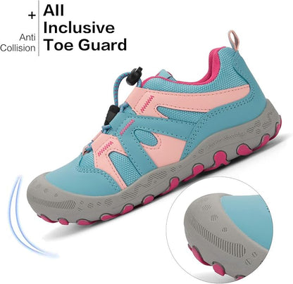 Mishansha Kids Hiking Boots Toddler Girls Boys Hiking Shoes Water-Resistant Anti-Collision Non-Slip