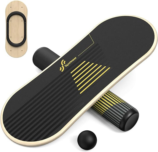 Sportneer Balance Board 7 Modes Wobble Board with Adjustable Stoppers Exercise Balancing Stability