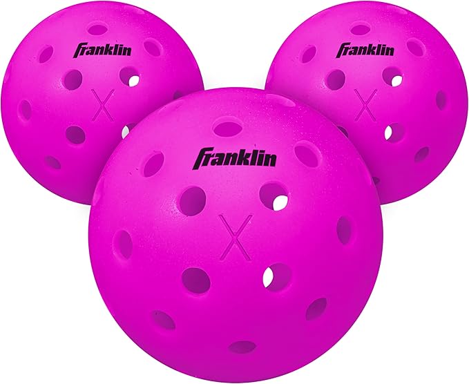 Franklin Sports X-40 Outdoor Pickleballs - Official Ball of USA Pickleball, APP Tour + US Open