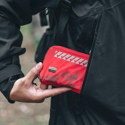 RHINO RESCUE Small First Aid Kit Ultralight Water-Resistent Medical Kit for Hiking, Backpacking