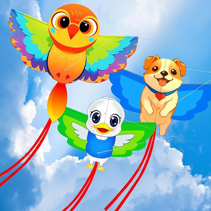 HENGDA KITE Animals Kite for Kids Beginners and Adults Cute Design High Definition Printing Easy to
