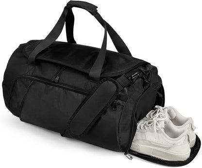 Gym Bag for Men Women With Shoe Compartment & Wet PocketWater Resistant Sports Gym Bag 、shoulder