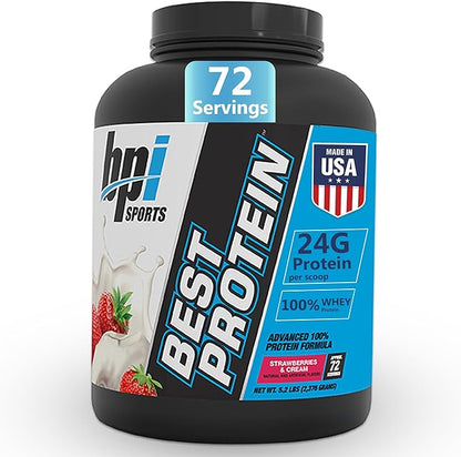 BPI Sports Best Protein ??100% Whey Protein Powder ??Muscle Growth, Recovery, Meal Replacement ??No