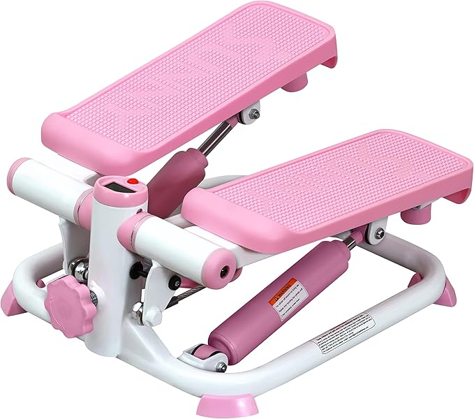 Sunny Health & Fitness Mini Steppers for Exercise at Home, Stair Step Workout Machine, Full Body