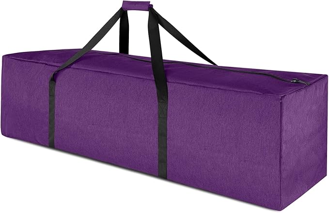 TOPDesign 46 Inch Extra Large Zippered Duffel Bag for Travel Camping Sports Equipment Storage