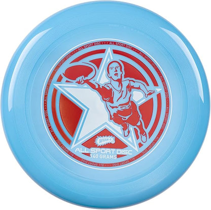 Wham-O Frisbee All Sport Flying Disc 140g, 9.85 Inch, Durable Sports Disc with Non-Slip Grip for