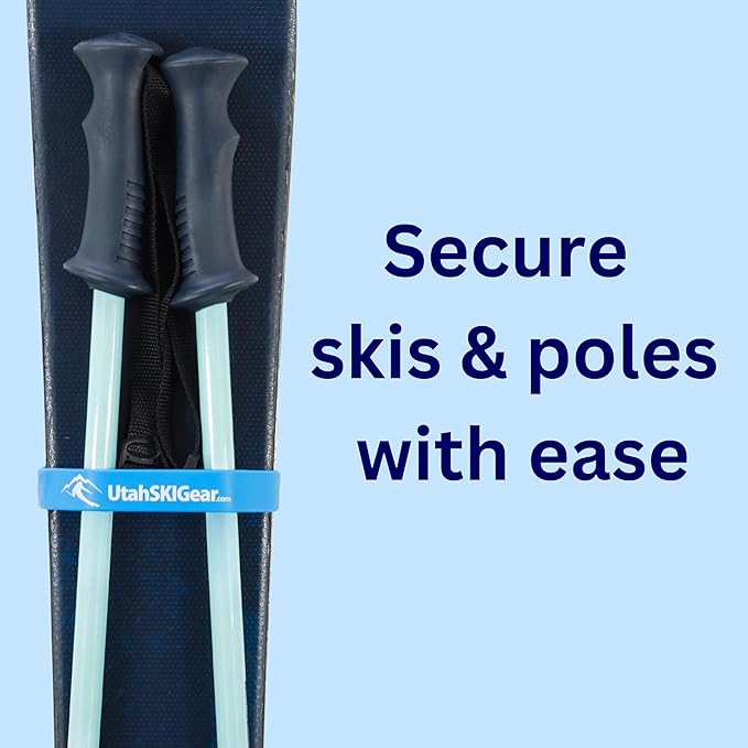 Utah SKI Gear 21" Strap with Aluminum Buckle - Weatherproof, UV-Resistant, Perfect for Securing
