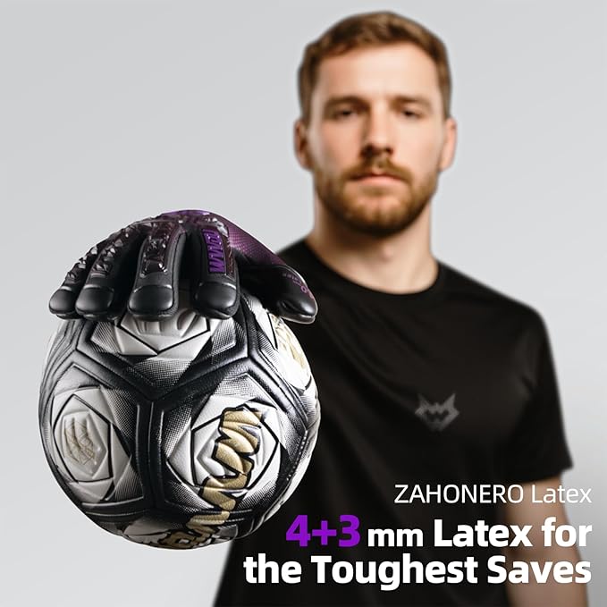 WVVOU Soccer Goalie Gloves for Adults and Youth, High Performance Goalkeeper Gloves with 5