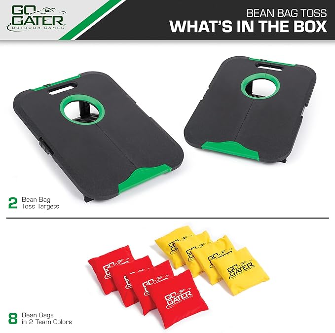 EastPoint Sports Go! Gater Cornhole – Light-Up and Travel Versions – Easy Storage & Light-Weight