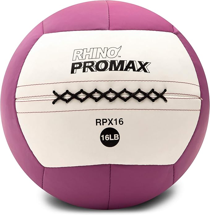 Champion Sports RPX16 Rhino Promax Slam Balls, 16 lb, Soft Shell with Non-Slip Grip, Medicine Wall
